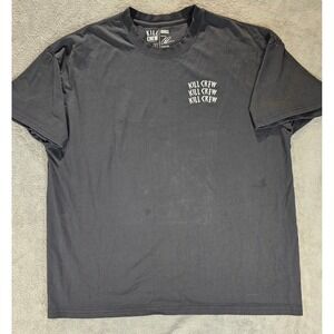 Kill Crew Porrada Series Vol 1 Black Graphic T-Shirt Mens Small Wolf Back Print